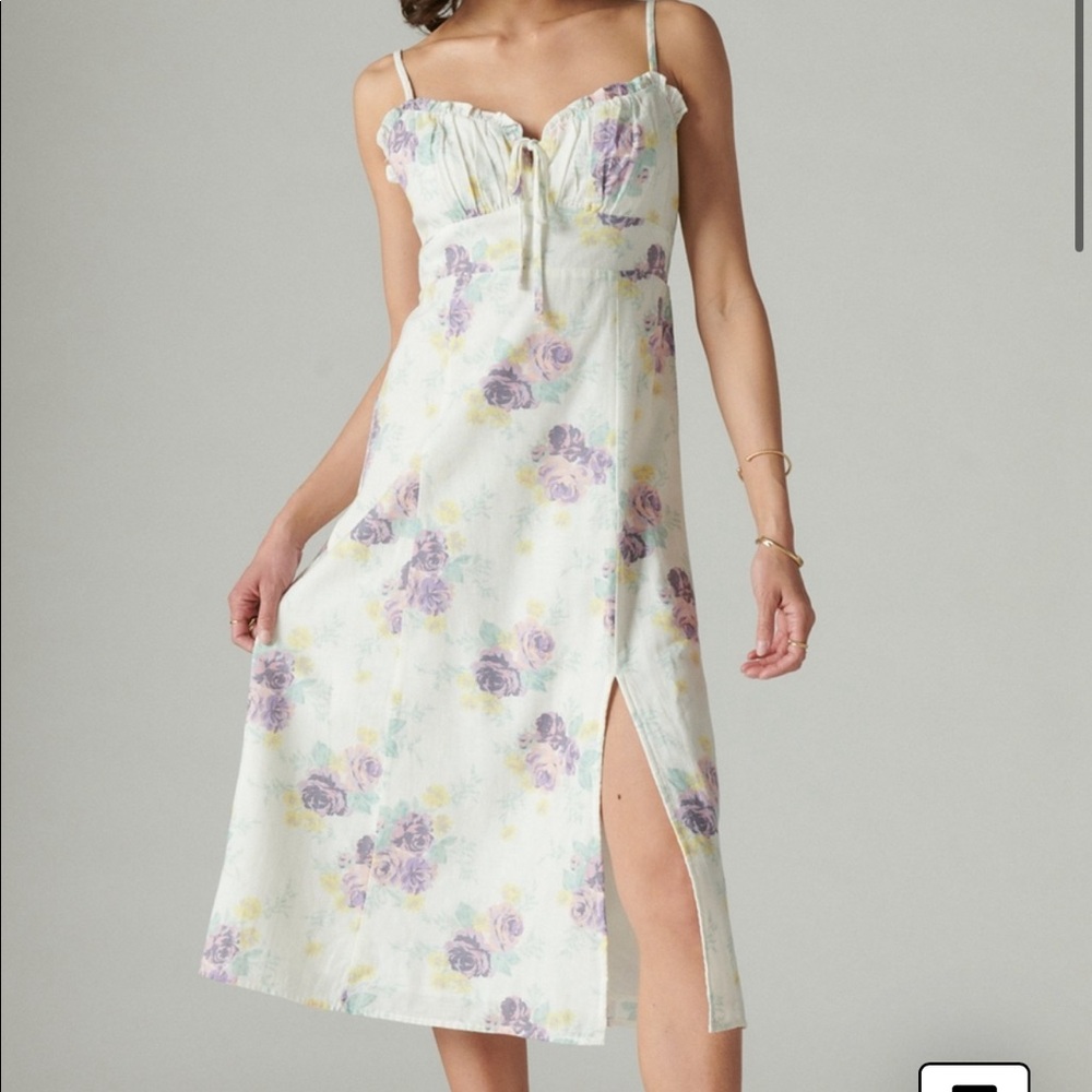 Size Small midi dress. Laura Ashley for Lucky Brand.